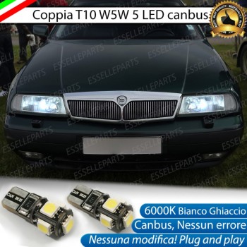Luci posizione T10 W5W 5 LED Canbus Lancia Kappa