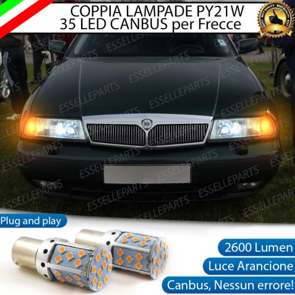 Coppia Frecce Anteriori PY21W 35 LED Canbus Lancia Kappa