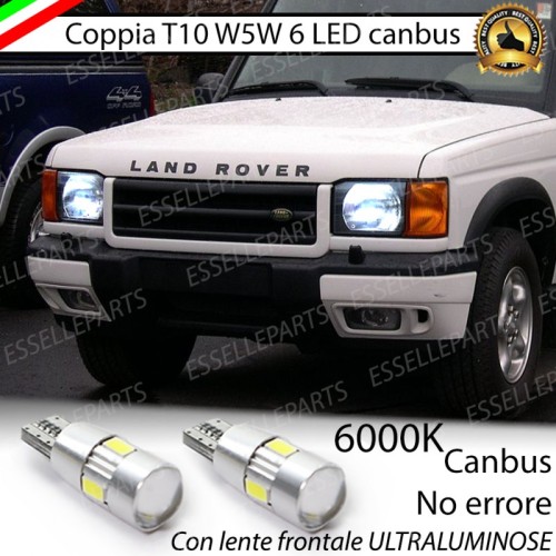 Luci posizione T10 W5W LED canbus 6000K Discovery 2 Pre-Restyling