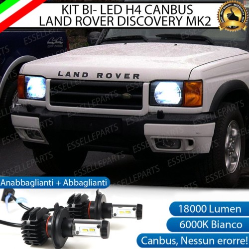 Kit Full LED H4 18000 Lumen 6000K bianco per Land Rover Discovery MK2