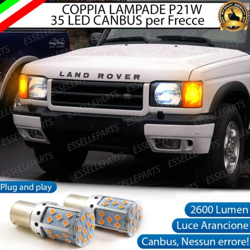 Coppia Frecce Anteriori P21W 35 LED Canbus Land Rover Discovery mk2 Pre-Restyling