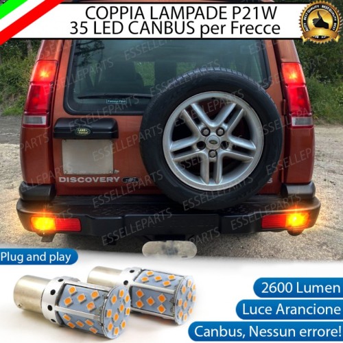 Coppia Frecce Posteriori P21W 35 LED Canbus Land Rover Discovery mk2 Pre-Restyling