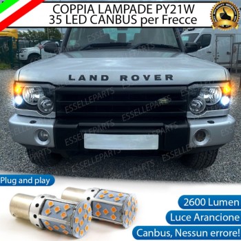 Coppia Frecce Anteriori PY21W 35 LED Canbus Land Rover Discovery II