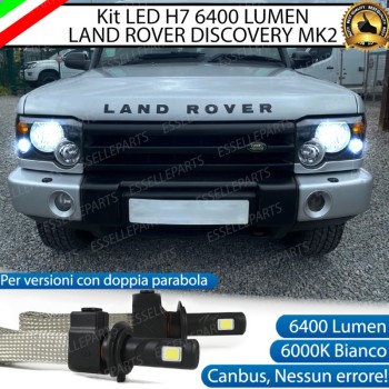 Kit Full LED H7 6400 Lumen 6000K bianco ANABBAGLIANTI Land Rover Discovery MK2