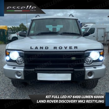 Conversione Fari Full LED 6000K bianco Land Rover Discovery 2 Restyling