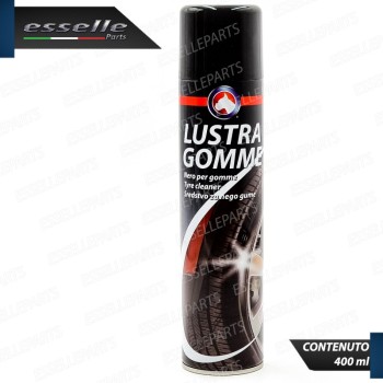 Nero Gomme Spray Lucida Pneumatici Nero Intenso Super Brillante Duraturo da 400 ml