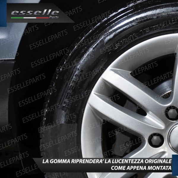 3 Bombolette Nero Gomme Spray Lucida Pneumatici Nero Intenso Super Brillante
