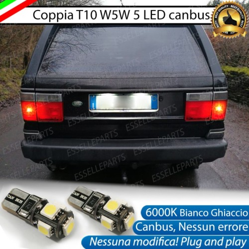 Luci targa 5 LED Canbus