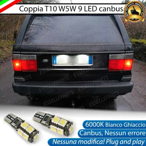 Luci targa 9 LED Canbus