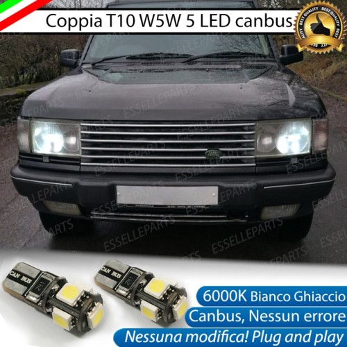 Luci posizione T10 W5W 5 LED Canbus Range Rover II