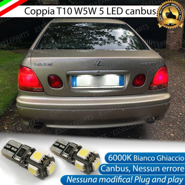 Luci targa 5 LED Canbus