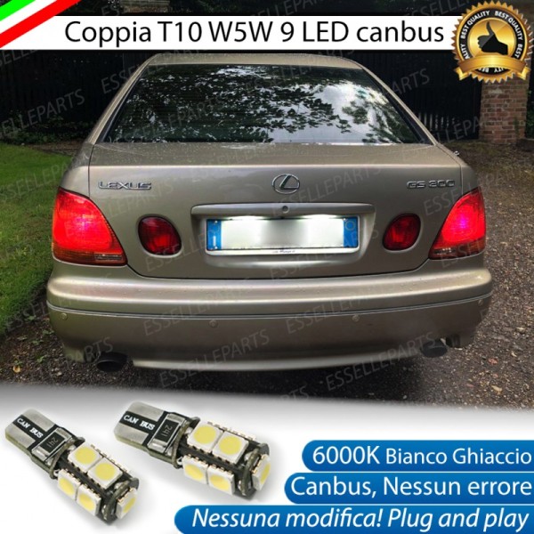 Luci targa 9 LED Canbus