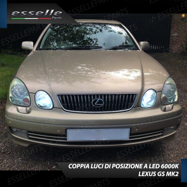 Lampade T10 W5W Canbus 6 LED no error luci posizione Lexus GS II