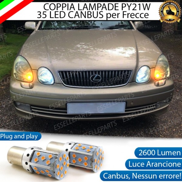 Coppia Frecce Anteriori PY21W 35 LED Canbus Lexus GS II