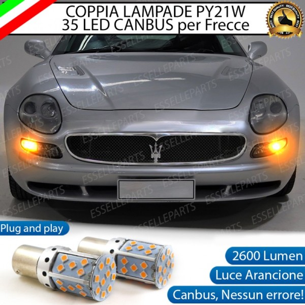 Coppia Frecce Anteriori PY21W 35 LED Canbus Maserati GT