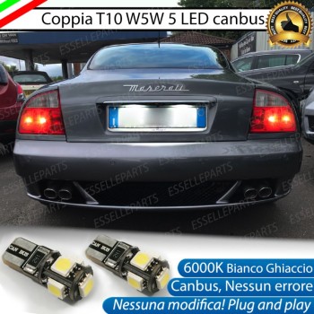 Luci targa 5 LED Canbus