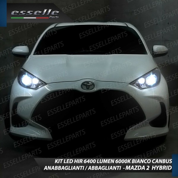 Kit Full LED HIR2 6400 LUMEN Anabbaglianti + Abbaglianti Mazda 2 HYBRID