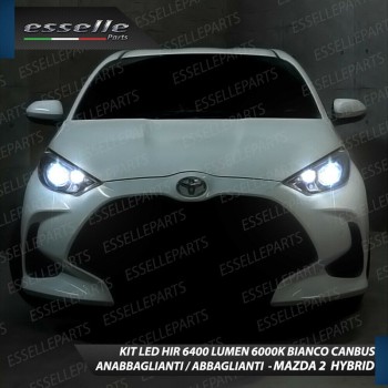 Kit Full LED HIR2 6400 LUMEN Anabbaglianti + Abbaglianti Mazda 2 HYBRID
