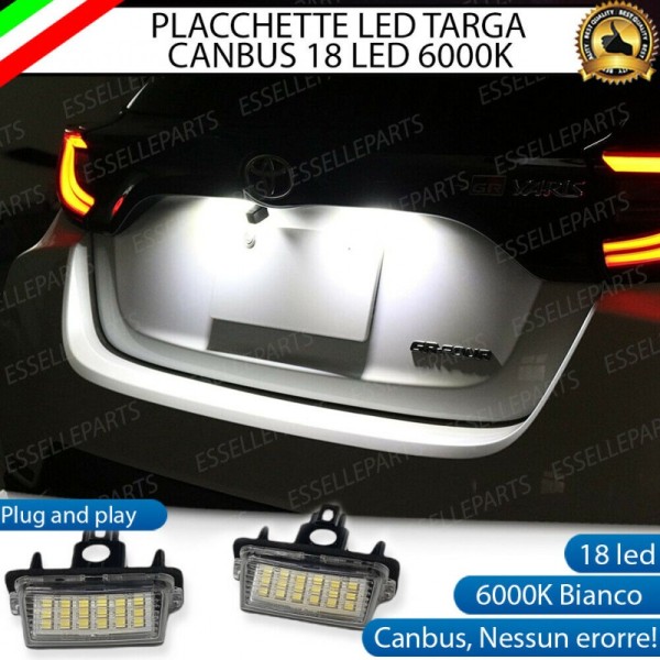 Placchette Luci targa 18 LED Canbus Mazda 2 HYBRID