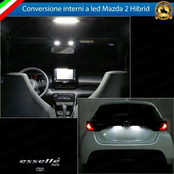 Led interni Completo + Targa Mazda 2 Hybrid