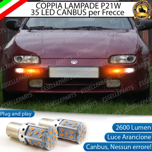 Coppia Frecce Anteriori P21W 35 LED Canbus Mazda 323 F