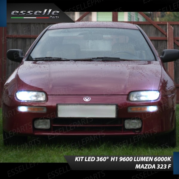 Kit Full LED coppia H1 9600 LUMEN Anabbaglianti Mazda 323 F
