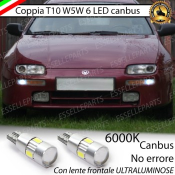 Luci posizione T10 W5W 6 LED Canbus Mazda 323 F