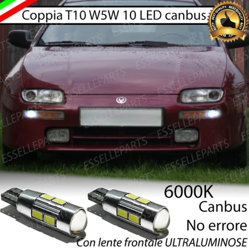 Luci posizione T10 W5W 10 LED Canbus Mazda 323 F