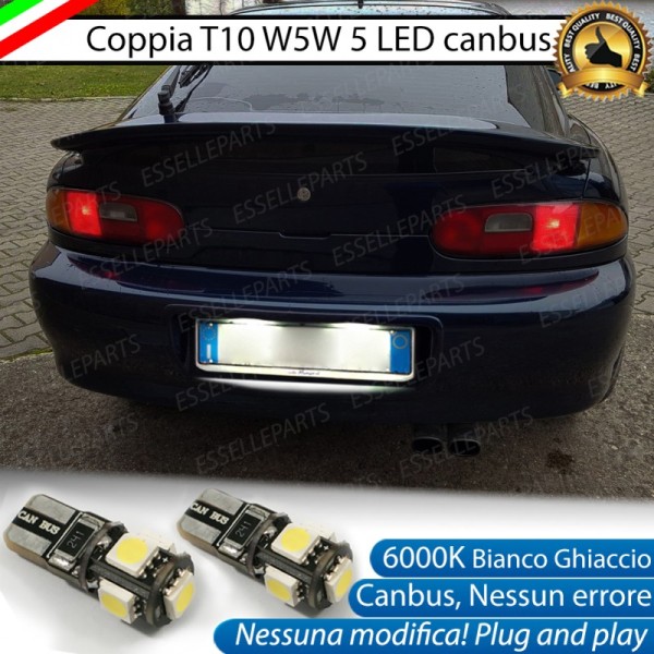 Luci targa 5 LED Canbus