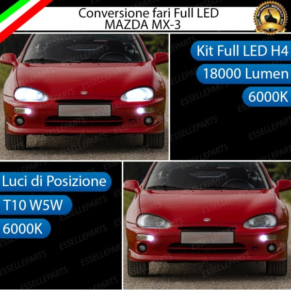 Conversione Fari Full LED 18000LM + 330LM