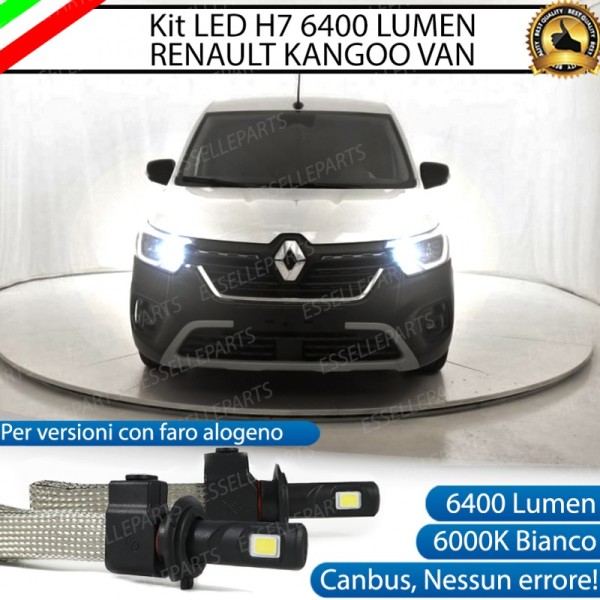 Kit Full LED H7 6400 LUMEN ABBAGLIANTI Renault Kangoo 3