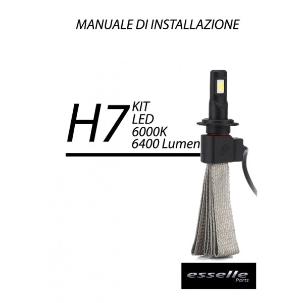 Kit Full LED H7 6400 LUMEN ABBAGLIANTI Renault Kangoo 3