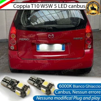 Luci targa 5 LED Canbus