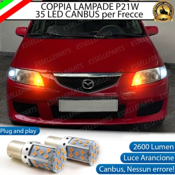 Coppia Frecce Anteriori P21W 35 LED Canbus Mazda Premacy CP