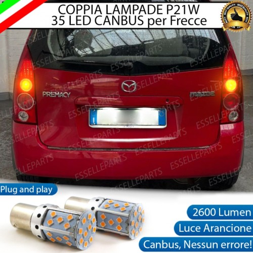 Coppia Frecce Posteriori P21W 35 LED Canbus Mazda Premacy CP