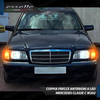 Coppia Frecce Anteriori PY21W 35 LED Canbus Mercedes Classe C W202