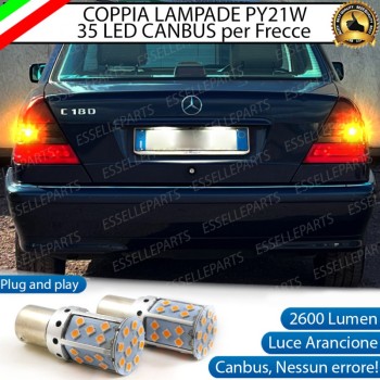 Coppia Frecce Posteriori PY21W 35 LED Canbus Mercedes Classe C W202