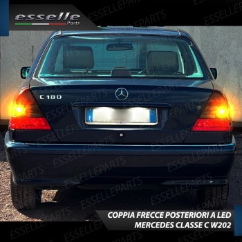 Coppia Frecce Posteriori PY21W 35 LED Canbus Mercedes Classe C W202