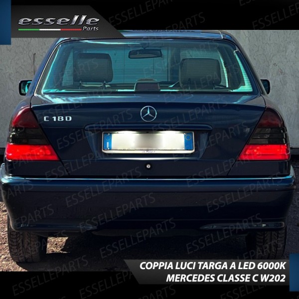 Luci Targa 12 LED Canbus 6000K per Mercedes Classe C W202