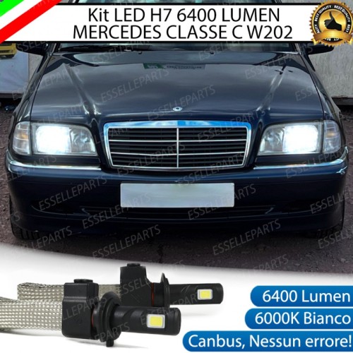 Kit Full LED H7 6400 LUMEN ANABBAGLIANTI Mercedes Classe C W202