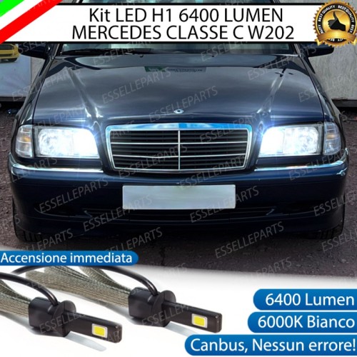 Kit Full LED H1 6400 LUMEN Abbaglianti Mercedes Classe C W202