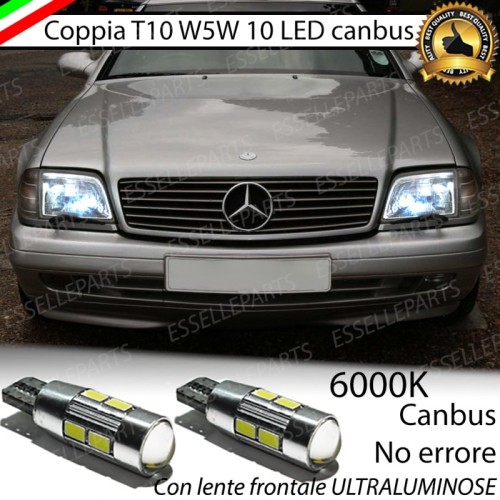 Luci Posizione 10 LED Per Mercedes SL R129 6000k Canbus
