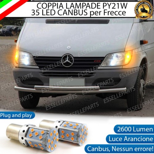 Coppia Frecce Anteriori PY21W 35 LED Canbus Mercedes Sprinter W901-905
