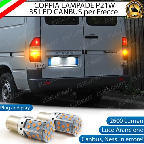 Coppia Frecce Posteriori P21W 35 LED Canbus Mercedes Sprinter W901-905