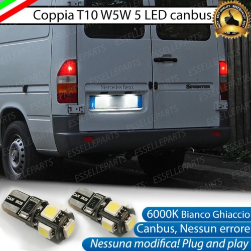 Luci targa 5 LED Canbus