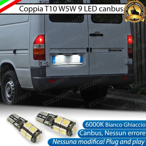 Luci targa 9 LED Canbus