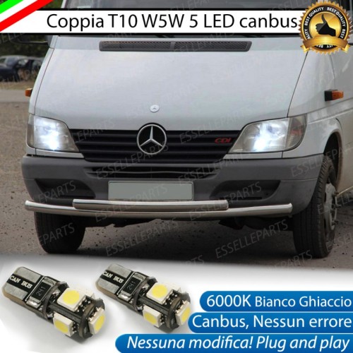 Luci posizione T10 W5W 5 LED Canbus Mercedes Sprinter W901-905