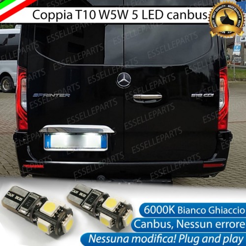 Luci targa 5 LED Canbus