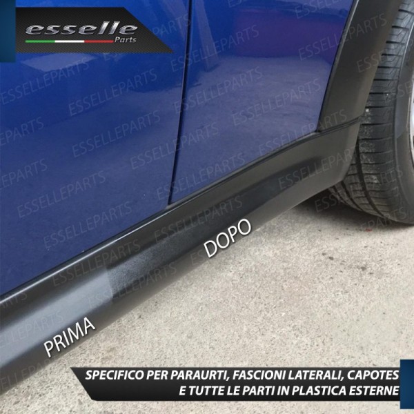 Rinnova Plastiche Esterne Paraurti Calandra Passaruote 400 ml + Panno in Microfibra