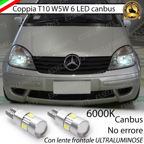 Lampade T10 W5W 6 LED luci posizione Mercedes Vaneo W414